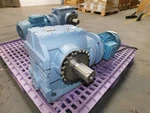 Guomao GS87-Y3-4P-180-M1-ZPIEC Right Angle Helical Worm Gear Reducer Ratio. Fixed Price $1287.00.