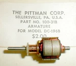 Pittman Armature DC196B Slot Car Motor Epoxied Pole 28,000 Rpm #100-31B Nos. Fixed Price $19.99.