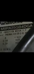 Panasonic M8RX25GB4DGA 25W Single Phase Brake Motor. Fixed Price $175.00.