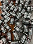 Qty Reversible Globe Gear Motor 19.1 Volts Dc 3/16" Shaft 18:1 Reduction. Fixed Price $35.00.