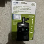 Tork 654A Photocell Outdoor Timer Easy Digital Setting 2 Grounded Outlets. Fixed Price $8.00.
