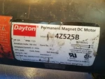Dayton 4Z525B Permanent Magnet Dc Motor. Fixed Price $514.28.