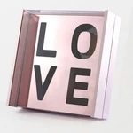 Lot Of - $74.99 Each Extra Large Love Box With Acrylic Top, Mirror Background,. Fixed Price $299.99.