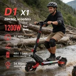 1200W 720WH Electric 10" Off Road Tire Folding Escooter Commuter Teens. Fixed Price $489.99.