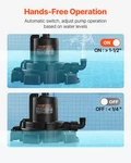 Vevor Automatic Pool Cover Pump, 1/2 Hp 1600 Gph, 120V Submersible Swimming. Fixed Price $148.90.