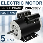 5HP Spl Air Compressor Electric Motor 1 Phase 3450 Rpm 56 Frame 5/8" Shaft Odp. Fixed Price $189.99.
