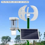 600W Dc 24V 5-BLADE Lantern Wind Turbine Generator Vertical Axis Power Usa. Fixed Price $172.40.