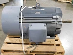 Rebuilt 200 Hp Toshiba 82800407001 Electric Motor 1190 Rpm 460V Damaged Fins. Fixed Price $7000.00.