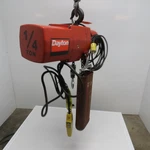 Dayton 3YB72H 1/4 Electric Chain Hoist 10' Lift 16FPM 115/220V 1PH. Fixed Price $969.99.