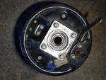 2002 Ford Think Golf Cart Right Rear Spindle Knuckle Hub 2E38-1K047-AC (ZC200). Fixed Price $80.01.
