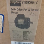 Dayton 5K901C Fan Blower Mtr, Ph, Hp, 3450 Rpm, 115/208-230 V. Fixed Price $145.00.
