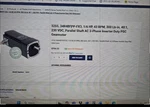 Bodine Gear Motor 34R4BFPP-FX3, New, 230 Volt Phase. Fixed Price $260.00.