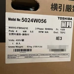 Mint Condition Gold Motor IKKH3-FBKA21E 5.5KW 400V Class Toshiba. Fixed Price $2400.00.