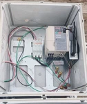 (2) Yaskawa V1000-ANTENNA-BREAKERS-KATKO On/off Switch-enclosure W/ Touch Pad. Fixed Price $1899.00.