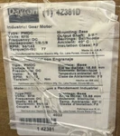 Dayton Gearnotor 4Z381D 1/8 Hp, 90VDC. New In Box! Eb. Fixed Price $450.00.