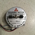 Teco Elec 4H5618X0606 16V Stepping Motor 1.8 Angle .4A Used Euc. Fixed Price $18.00.