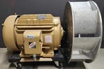 Baldor Reliance, 15HP, 3PH, 1765 Rpm Motors. M233T With M39B-1 Mod, Blower Att.. Fixed Price $800.00.