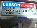 Leeson Hydro-mec HMQ518-14-H-56-12 Gear Reducer 14:1 Ratio W/motor-new No Box. Fixed Price $259.88.