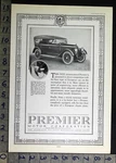 1920 Premier Clemmon Bushing Lubricate Motor Corp Indianapolis Auto Ad FC5914. Fixed Price $21.95.