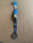 Nang International Marathon 42KM Finisher Medal Blue Ribbon Colorful Design. Fixed Price $68.99.