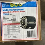 Mars 03464 Century Multi Hp 48 Frame Psc Motor 208-230 Volts 1075 Rpm Speed. Fixed Price $119.99.