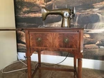 New Home Sewing Machine Antique Westinghouse No. 956227-C Electric. Fixed Price $250.00.