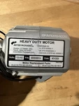 New Better Packages Motor, Gear And Bracket Assembly, E55500801A. Fixed Price $200.00.