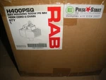 Rab Ltg Kit 400W Mh Ballast Bay Housing H400PSQ Hanger Chain Cord. Fixed Price $75.00.