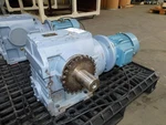 Guomao GS87-Y3-4P-180-M1-ZPIEC Right Angle Helical Worm Gear Reducer Ratio. Fixed Price $1287.00.