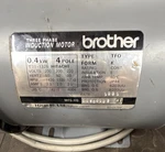 Brother Tfo 3-PHASE Ac Induction Motor 0.4KW 200/220V 60HZ IP44 Foot Mount. Fixed Price $299.99.