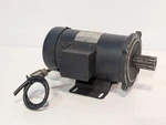 Leeson 098008.00 Perm. Magnet Motor, 1/2HP, 1750RPM, 180VDC, C42D17FK6A. Fixed Price $249.99.