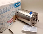 Leeson 116350.00 Electric Motor Washguard Stainless NZ6C17VC2C 1PH 1/2HP 1725RPM. Fixed Price $647.50.