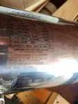 Nsop Leeson C145T34WK21A Motor 191492.00 3HP 3PH 3470RPM 208-230/460V Ac 145TC. Fixed Price $1050.00.