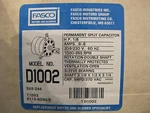 New Fasco D1002 1/8 Hp 208/230 V Permanent Split Capacitor Motor. Fixed Price $89.99.