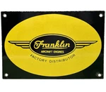 Vintage Franklin Motors Porcelain Sign Dealership Gas Station Service Oil. Fixed Price $105.69.