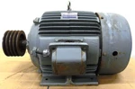 Teco, Induction Motor, MAX-E1, Premium Efficency, 25HP, 284T Frame, Tefc. Fixed Price $650.00.