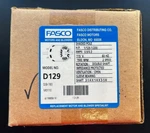 Fasco Shaded Pole Model D129 HP1/125-1/200 AMPS0.5/0.3 115V 60HZ Speed. Fixed Price $109.99.
