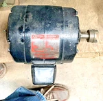 Electric Motor 2 Hp Ge Model 5K184, Working. Fixed Price $75.00.