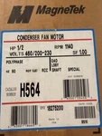 Magnetek H564 Condenser Fan Motor 1/2 Hp 1140 Rpm 460/200-230V 3-PHASE 56Y. Fixed Price $400.00.