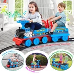 Electric 6V Kids Ride On Train 1-3YEARS Toddler Toys Tracks+whistle+music+lights. Fixed Price $41.99.
