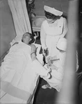 Schuyler Von Der Poel Lies Bed Presbyterian Hospital New York C- 1940 Photo. Fixed Price $6.40.