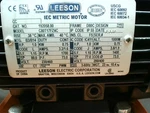 Leeson C80T17FZ4C Motor W/ Semtorq AD5 Gearbox 1700RPM 3PH D80C Frame 1HP 0.75 K. Fixed Price $251.50.
