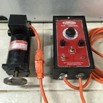 Dayton 4Z528 MOTOR,PM,1/6 HP,1800 RPM,90VDC + Scr Control Box 110V - Tested. Fixed Price $290.00.