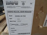 Sterling Electric SSK06-10-TB3 Helical Gear Reducer 2000HG Ratio: 10:1. Fixed Price $2499.99.