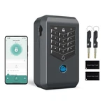 Smart Key Lock Box,outdoor Wall Mount Boxs, Fingerprint Password And App .... Fixed Price $74.45.