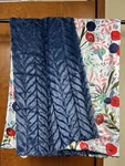 Sew Sweet Minky Embrace Snuggler Blanket Watercolor Poppies 60 X 70. Fixed Price $100.00.