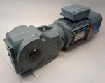 Sew Eurodrive KA57DRE90L4BE2HF X 27.34 Gear Motor 3HP 2HP 1740/64RPM Ratio. Fixed Price $737.50.