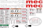 Fits Mec MICRO19 Scissor Lift Decal Kit Laminated 3M Vinyl / Free Shipping. Fixed Price $128.95.