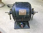 Antique Electro Dental Mfg Co Electric Lathe Motor 1910 Brass Fan Dentist Lab Ac. Fixed Price $295.00.
