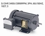 Baldor-explosion Proof Motor, EM7026T, 3PH, 3HP, 230/460V, 3450RPM, 182T. Fixed Price $900.00.